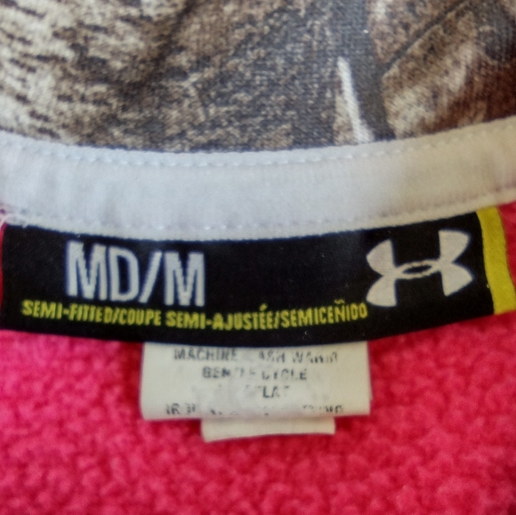 Under Armour W M Melon Realtree Mossy Oak Storm Hoodie - Picture 6 of 7